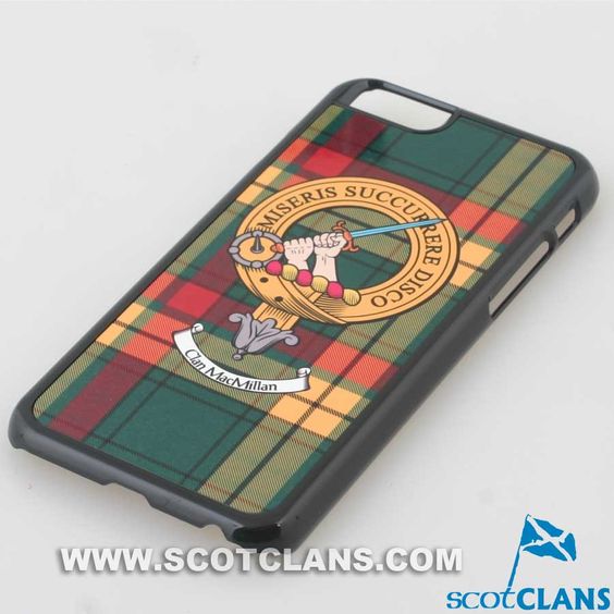 MacMillan Tartan and Clan Crest iPhone Rubber Case - 4 - 7