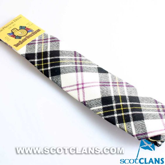 Pure Wool Tie in MacPherson Dress Tartan