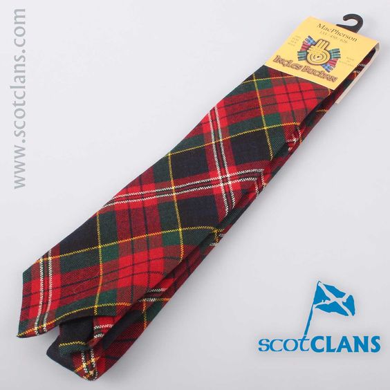 MacPherson Weathered Tartan Bow Tie main image 1