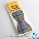 MacSporran Ancient Tartan Self Tie Bow Tie displayed elegantly showcasing its classic tartan pattern and self-tie design.