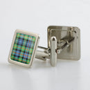 Murray of Atholl Ancient Tartan Cufflinks - Choose Your Shape.