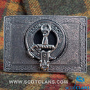 Napier Pewter Clan Crest Buckle For Kilt Belts