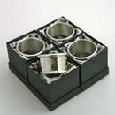 Clan Crest Engraved Napkin Ring Set of 4 made from high-quality lead-free pewter, perfect for enhancing your dining experience with a personal touch.