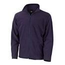 Unisex MacMillan Embroidered Fleece Jacket displayed with open cuff design and anti-pill finish.
