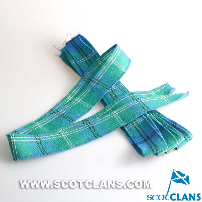 Wool Strip Ribbon in Oliphant Ancient Tartan - 5 Strips, Choose Your Width