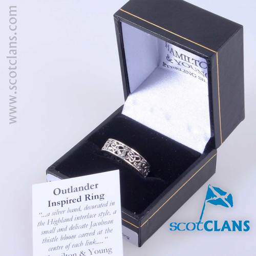 Outlander Inspired Silver Ring