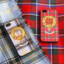Tartan and Clan Crest iPhone Rubber Case showing personalized Scottish heritage and stylish design.