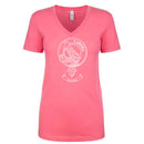Close-up of the unique outline design on the Clan Crest Ladies Outline T-Shirt.