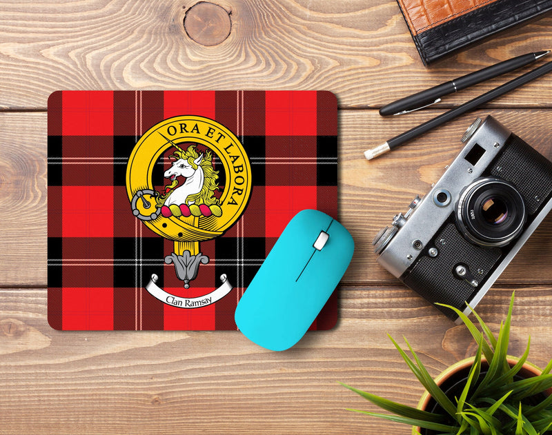 Ramsay Clan Crest Mouse Pad