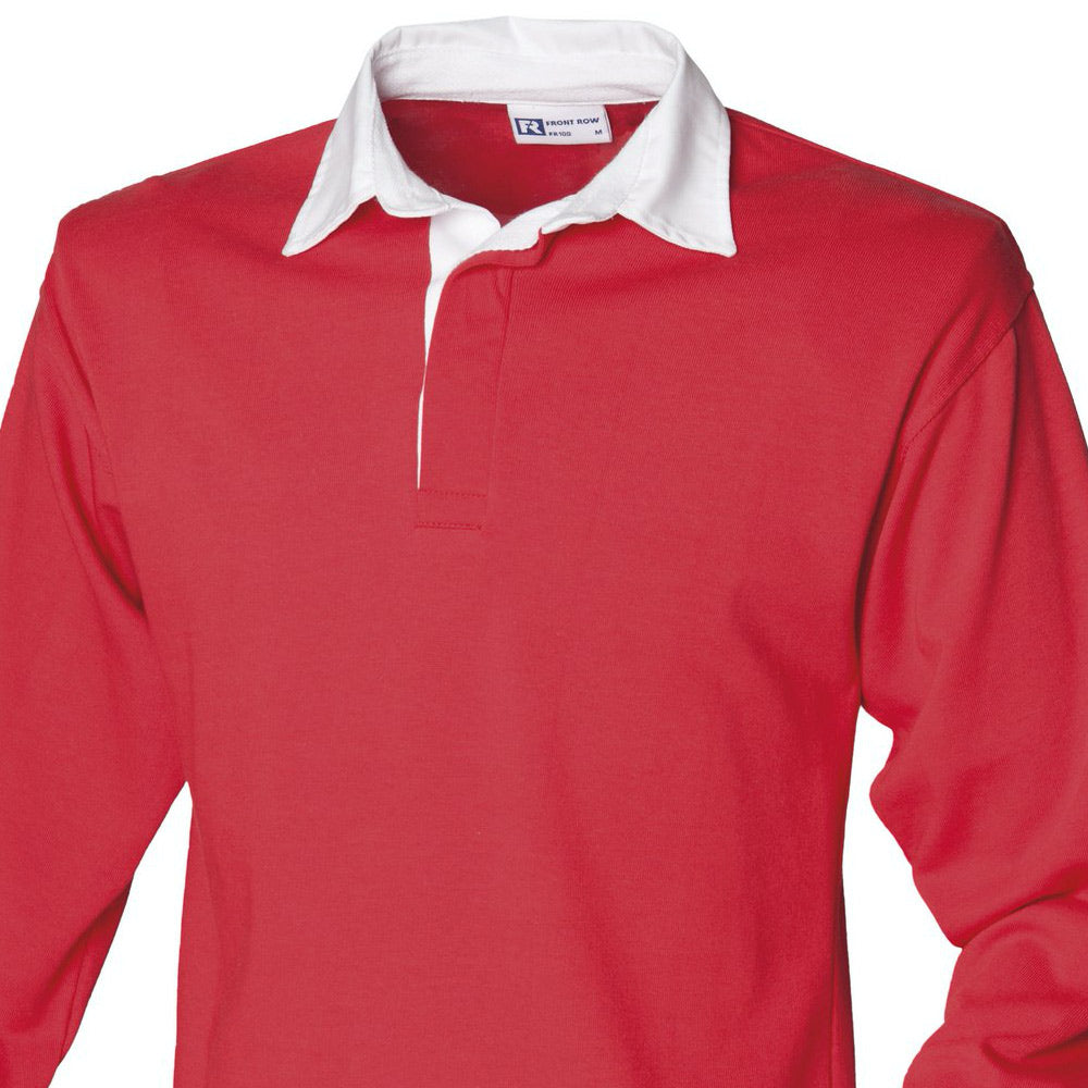 LINSI - Striped Long-Sleeve Polo Shirt