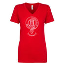 Overview of the Clan Crest Ladies Outline T-Shirt featuring soft, breathable fabric.