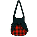 Rob Roy Effie Bag with contrasting top and bow, made from 100% Wool Melton featuring a cotton quilted lining and two internal pockets. Perfect for stylish and functional everyday use.