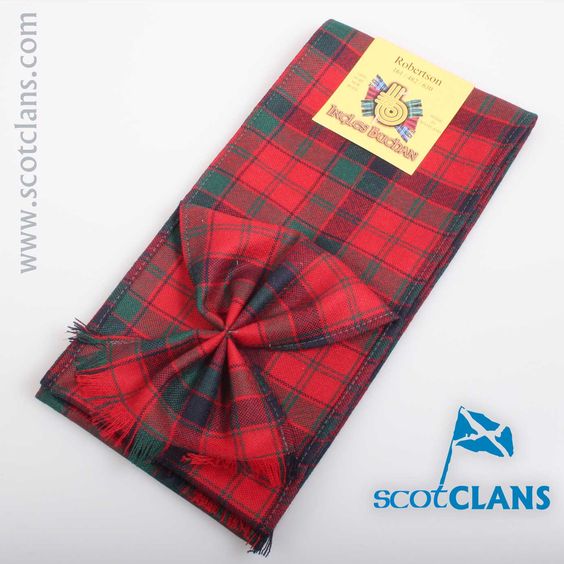 Wool Mini Sash in Tartan Style