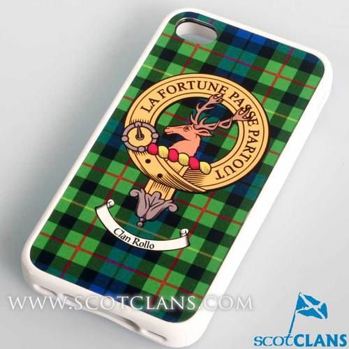 Rollo Tartan and Clan Crest iPhone Rubber Case - 4 - 7