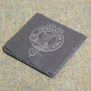 Rose Clan Crest Slate Coaster