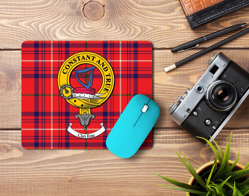 Rose Clan Crest Mouse Pad