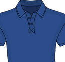 Model wearing the Craig Clan Crest Embroidered Polo on a sunny day, demonstrating its lightweight and breathable fabric.