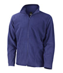 Close-up of the Gordon Embroidered Fleece Jacket demonstrating its anti-pill finish and easy wear.