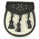 Semi Dress Sporran with Knotted Tassels from Margaret Morrison, showcasing a blend of Highland tradition and elegant design, perfect for kilt outfits and formal events.