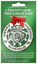 Silver Plated Christmas Decoration Luckenbooth