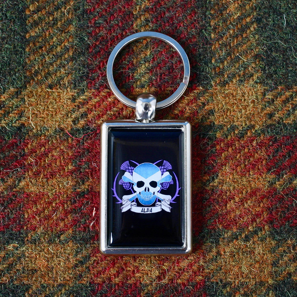 Alba Skull Keyring by GB ScotClans