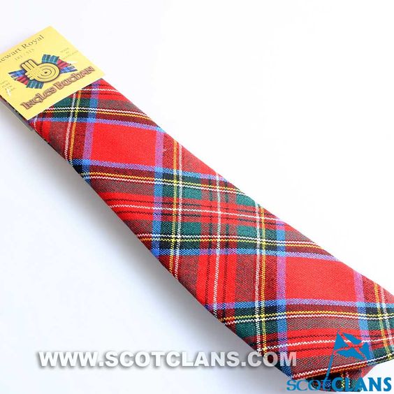 Pure Wool Tie in Royal Stewart Ancient Tartan