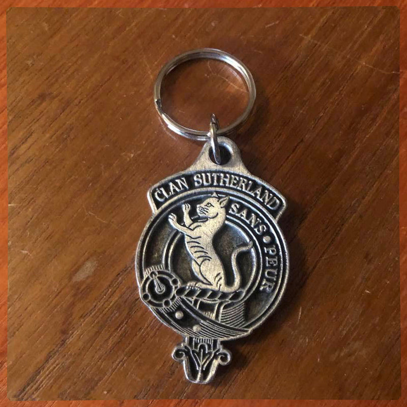 Clan Sutherland Metal  Keyring