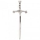 Claidhmhor Kilt Pin showcasing intricate Celtic design, crafted from high-quality pewter for durable elegance, perfect for celebrating Scottish heritage.