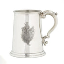 Thistle Pint Pewter Tankard showcasing intricate Scottish thistle design, perfect for beer enthusiasts and a unique gift option from The Sgian Dubh Co.