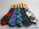 Springweight Wool Tartan Ties - Tartans G-L showcasing unique Scottish patterns on a stylish background.