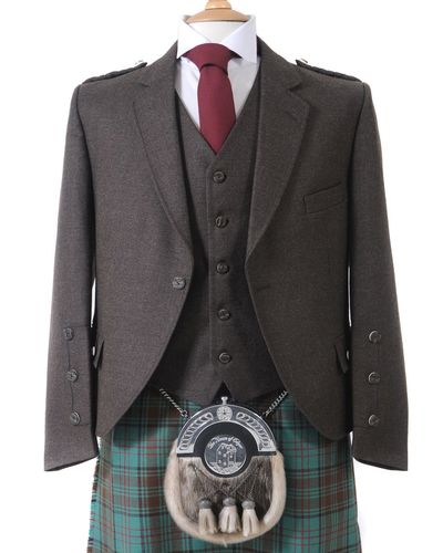 Deluxe tweed Outfit with Heavy Weight Kilt