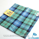 Wool Tartan Pocket Square in Urquhart Ancient Tartan