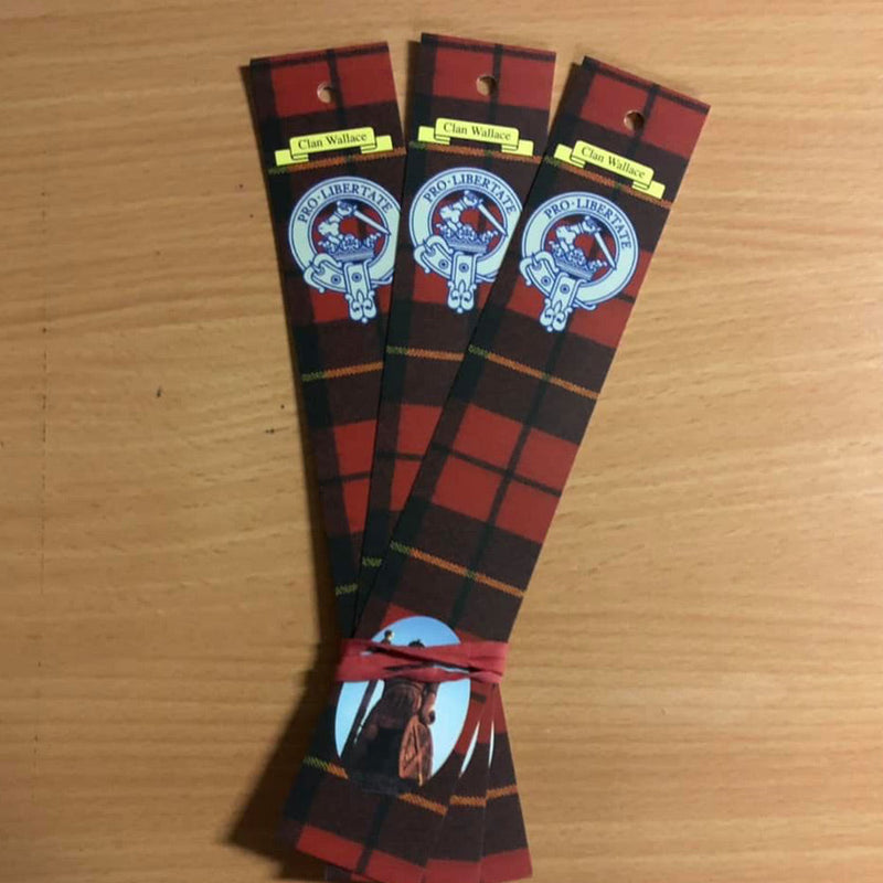 Wallace Clan Bookmarks 5 Pack
