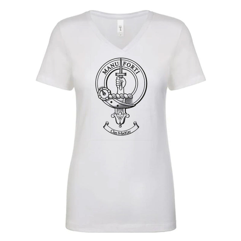 Clan Crest Ladies Ouline T-Shirt (Lady Fit)